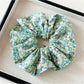 Gifty - Floral Checkered Hair Scrunchie