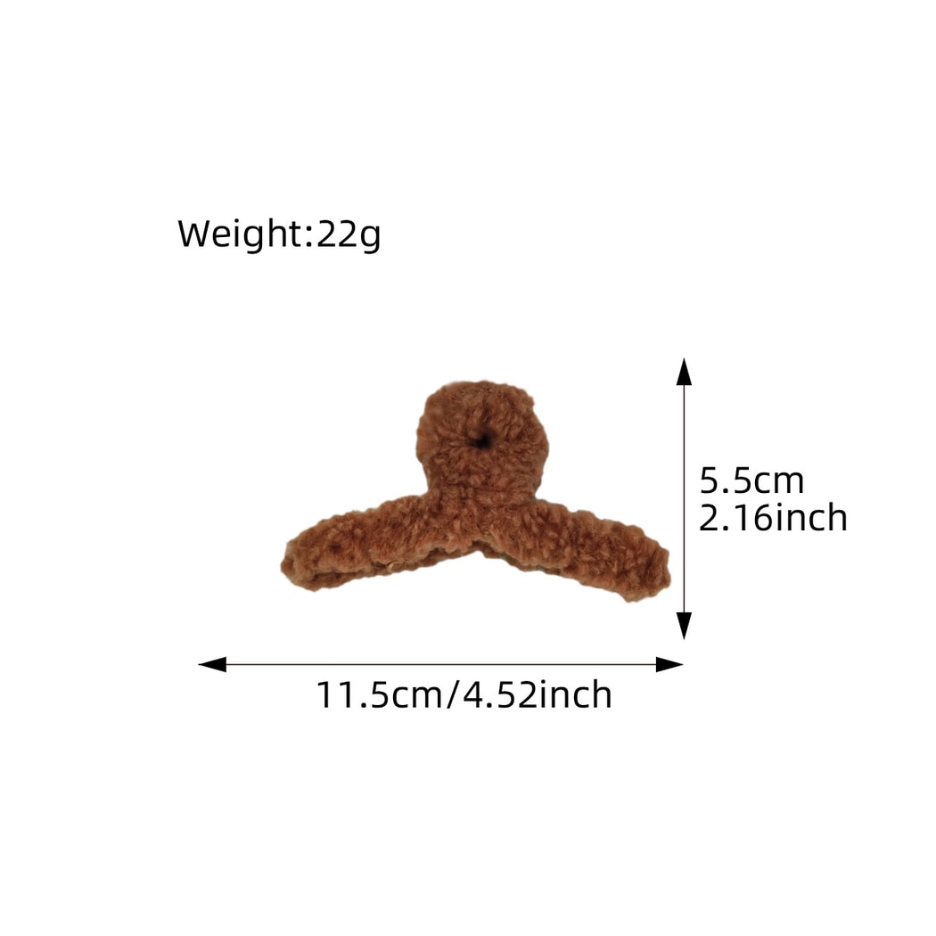 Beau - Soft Plush Pastel Elegant Claw Clip