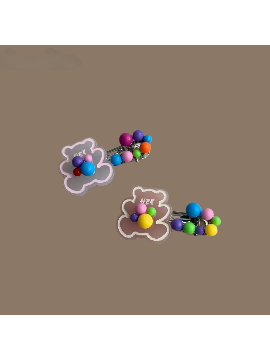 Beau - Cute Bear Shape Acetate Fiber Hair Clip