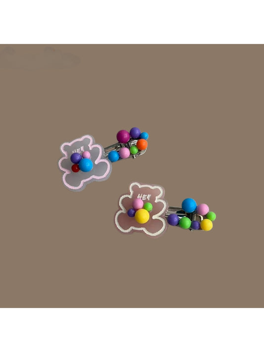 Beau - Cute Bear Shape Acetate Fiber Hair Clip