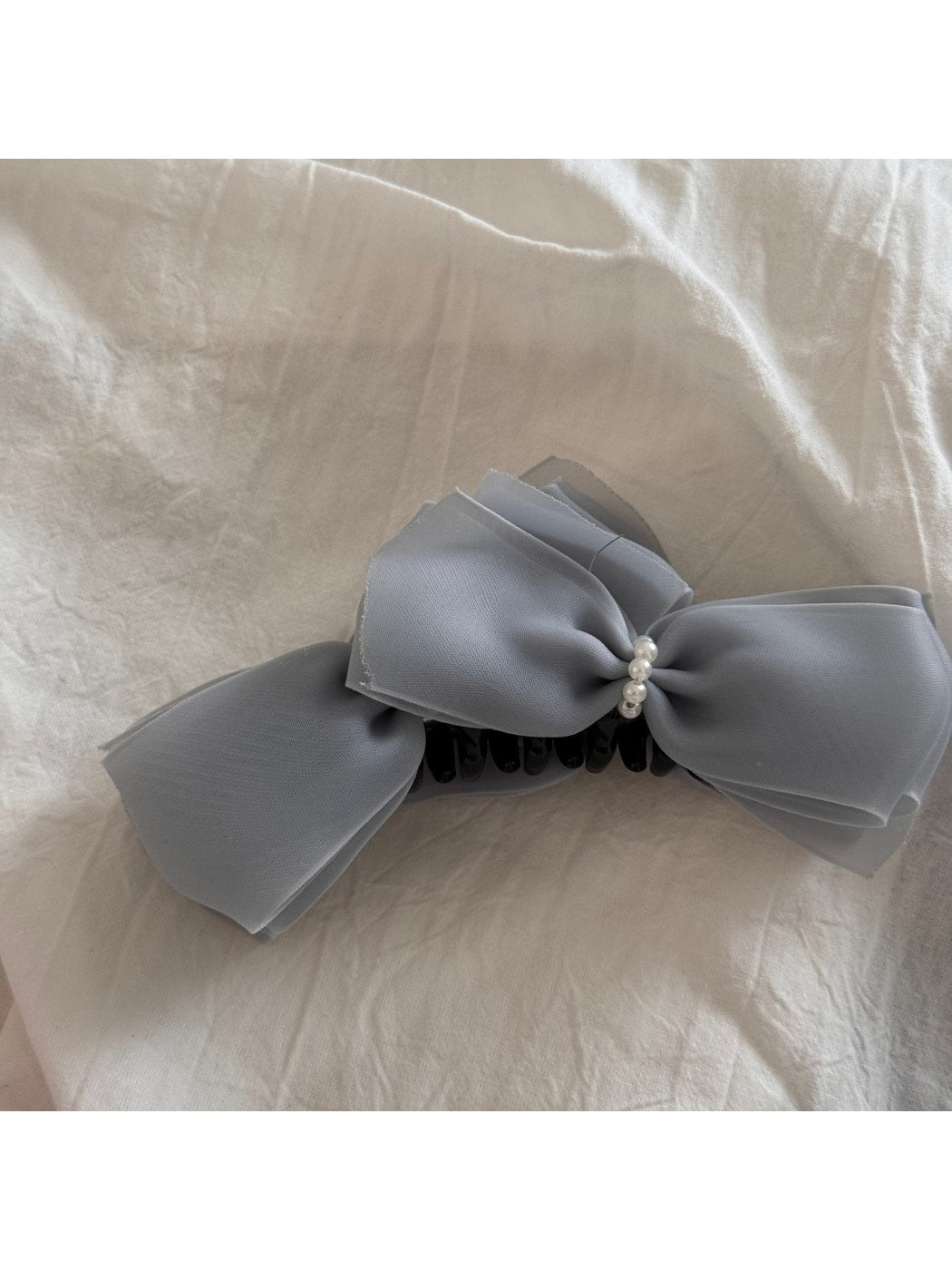 Beau - Layered Double Bow Banana Clip