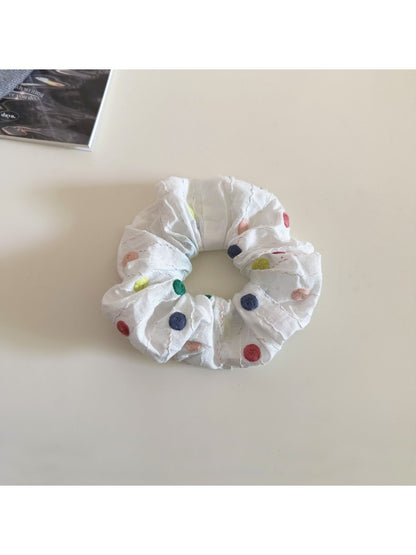 Gifty - Polka-Dotted Spiral-Shaped Hair Tie