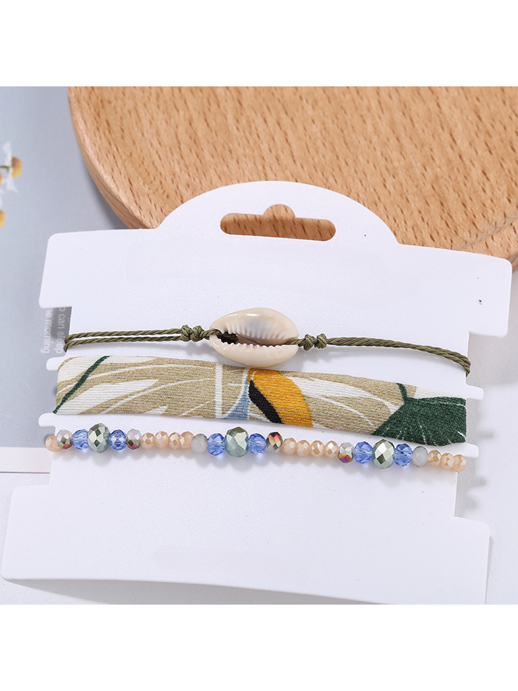 Lovra - Ocean Style Layered Shell Shaped Beaded Bracelet