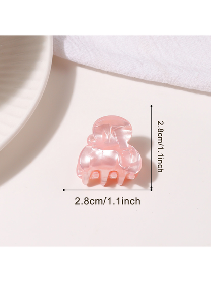 Beau - Glossy Mini Textured Hair Styling Claw Clip
