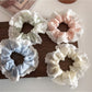 Gifty - Sweet Small Floral Lace Trim Scrunchie