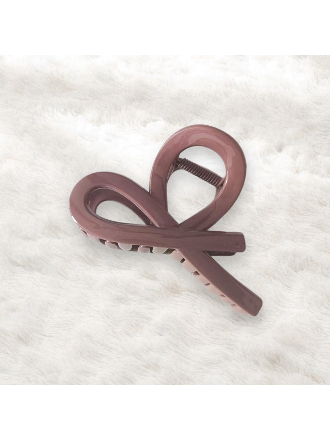 Beau - Simple Square Twist Design Plastic Claw Clip