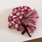 Gifty - Plaid Hair Ties with Lace Trim