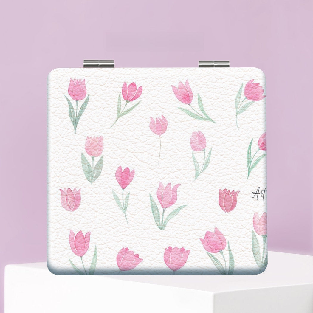 Mirroray - Watercolor Print Folding Makeup Mirror