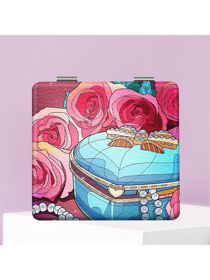 Mirroray - Party Theme Cartoon Print Makeup Mirror