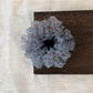 Gifty - Printed Polyester Mesh Ruffled Scrunchie