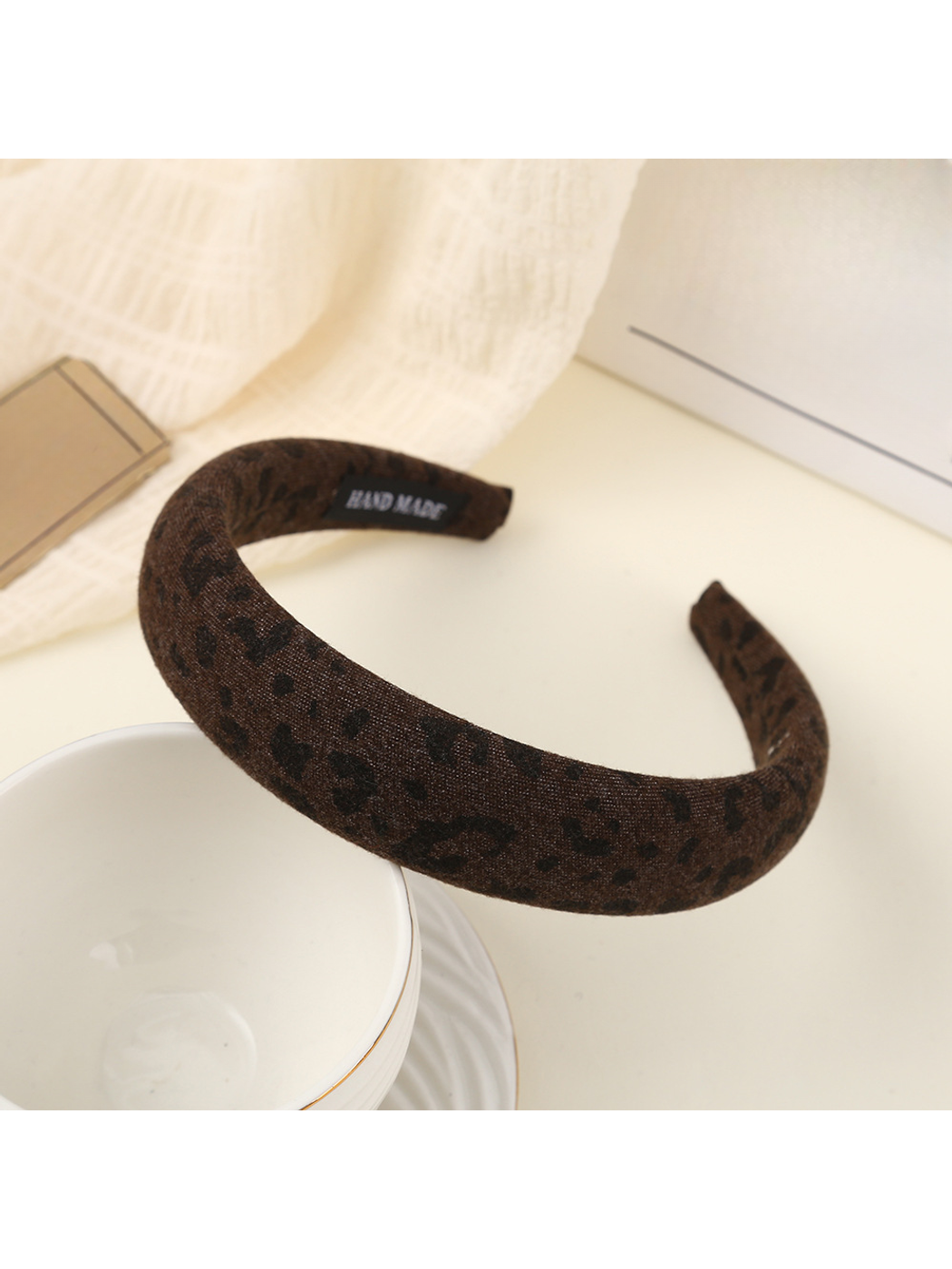 Gifty - Leopard Print Padded Rounded Headband