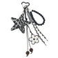 Keypus - Star Shape Beaded Woven Cord Keychain