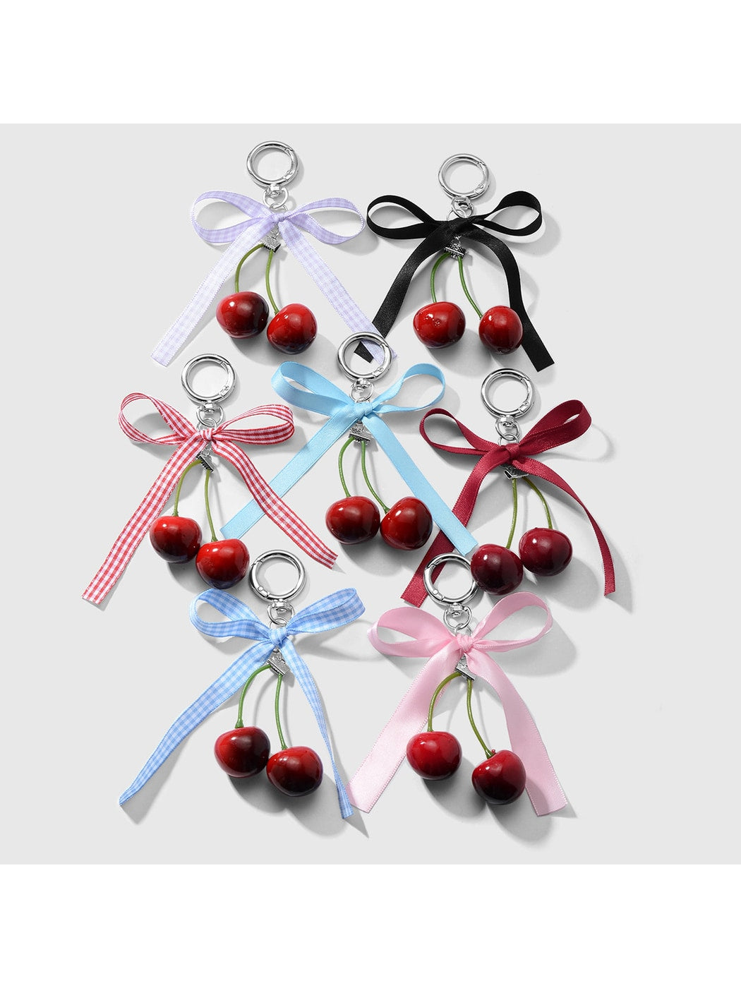 Keypus - Y2K Bow Cherry Bag Charm Keychain Pendant