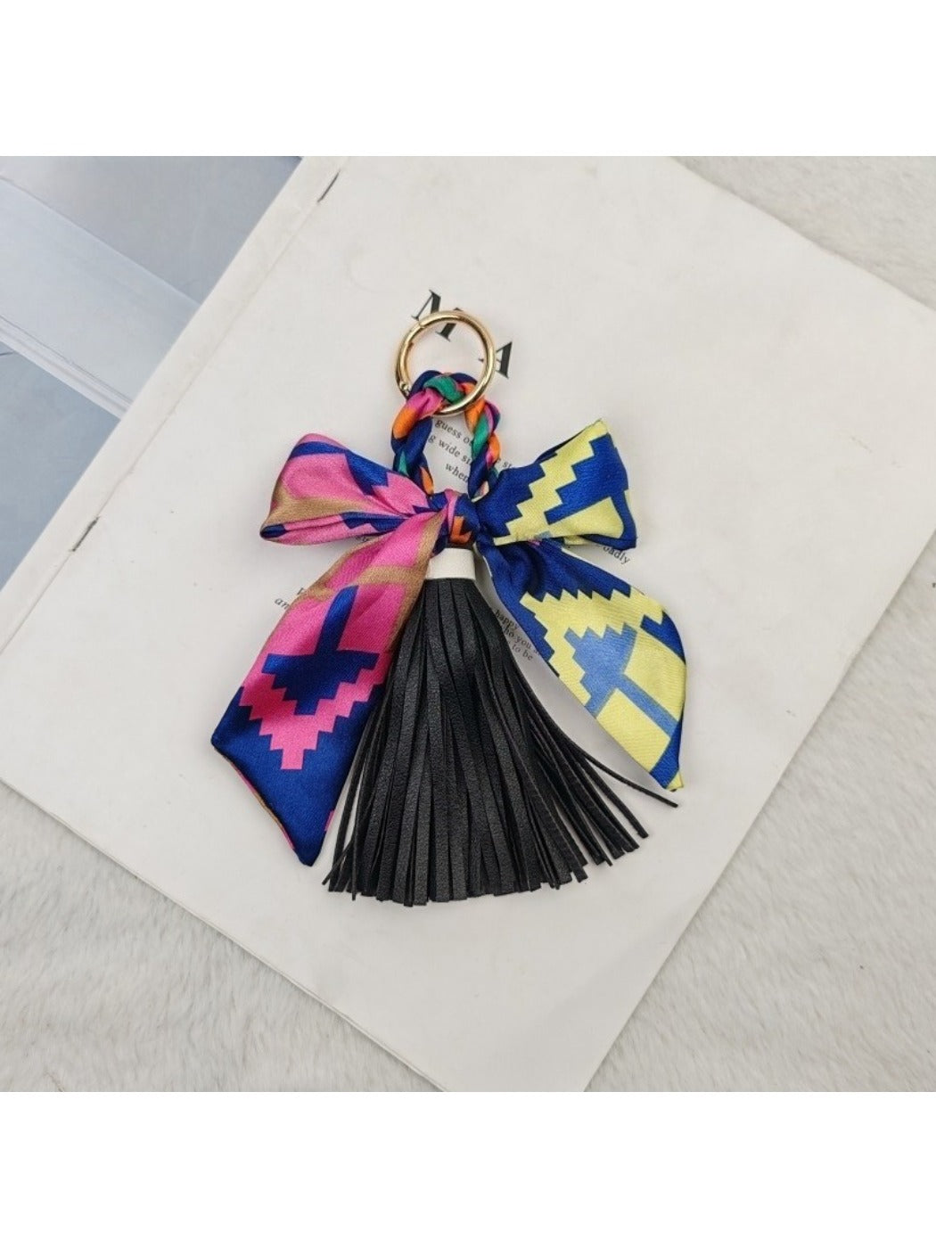 Keypus - Tassel Bow Pendant Keychain