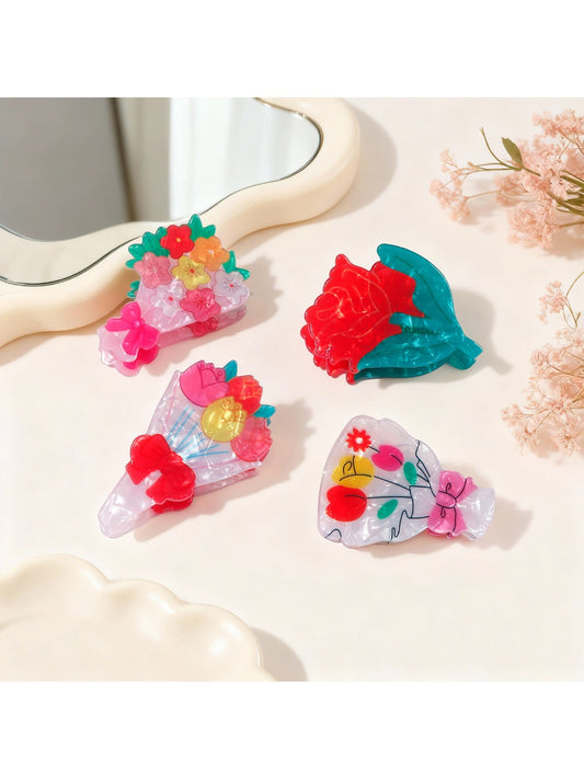 Beau - Cute Bouquet Shaped Hair Claw Clip