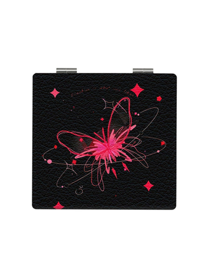 Mirroray - Butterfly Motif Portable Folding Makeup Mirror