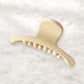 Beau - Matte Solid Color Plastic Claw Clip