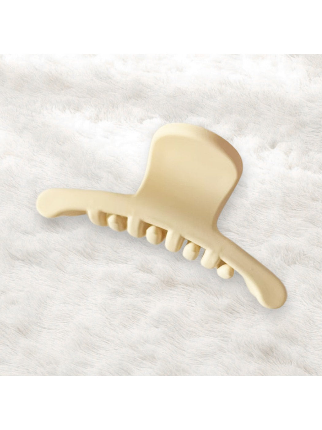 Beau - Matte Solid Color Plastic Claw Clip