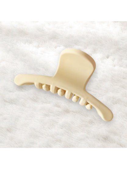 Beau - Matte Solid Color Plastic Claw Clip