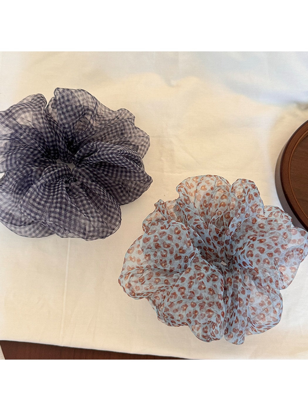 Gifty - Sheer Pattern Mesh Fashion Hair Tie Scrunchie