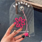 Keypus - Cutout Flower Pendant Decorative Bag Charm Keychain