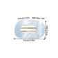 Beau - Oval Acetate Geometric Hair Clip