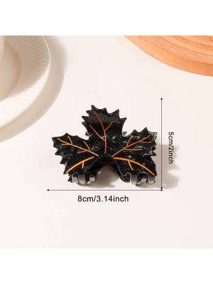 Beau - Vintage Maple Leaf Shape Claw Hair Clip
