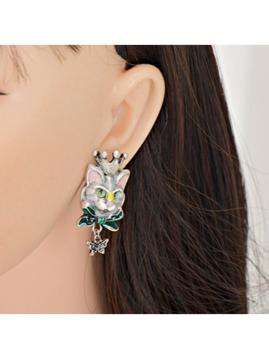 Earedge - Vintage Cat Shaped Earrings