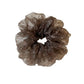 Gifty - Ruffled Flower Print Polyester Hair Scrunchie