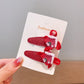 Beau - Christmas Theme Cartoon Side Barrette Set
