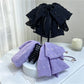 Beau - Layered Bow Ribbon Fashion Ponytail Claw Clip