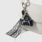 Keypus - Leopard Print Lace Star Pouch Keychain