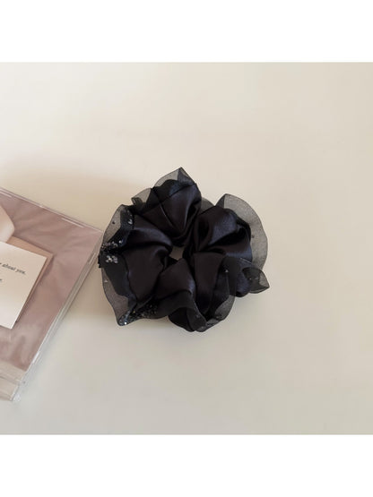 Gifty - Elegant Satin Mesh Scrunchie