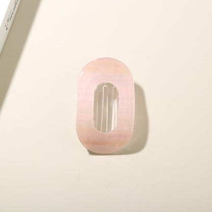 Beau - Oval Acetate Geometric Hair Clip