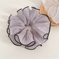 Gifty - Pleated Ruffle Edge Chiffon Scrunchie