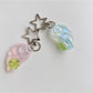 Keypus - Glitter Wing Four Leaf Clover Acrylic Keychain