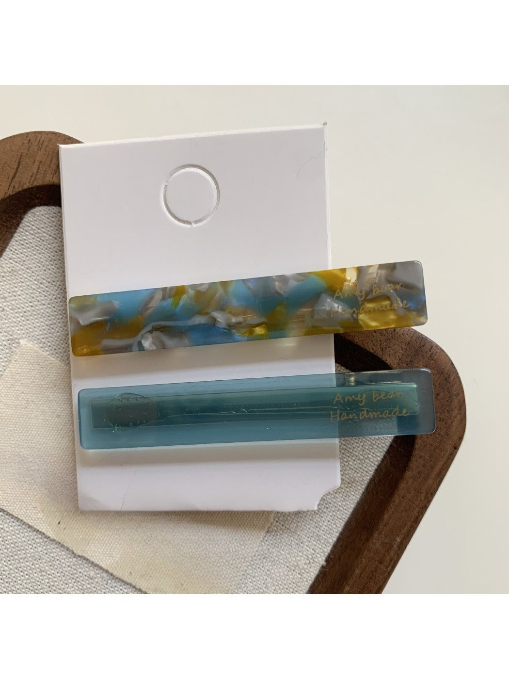 Beau - Simple Rectangular Acetate Hair Clip