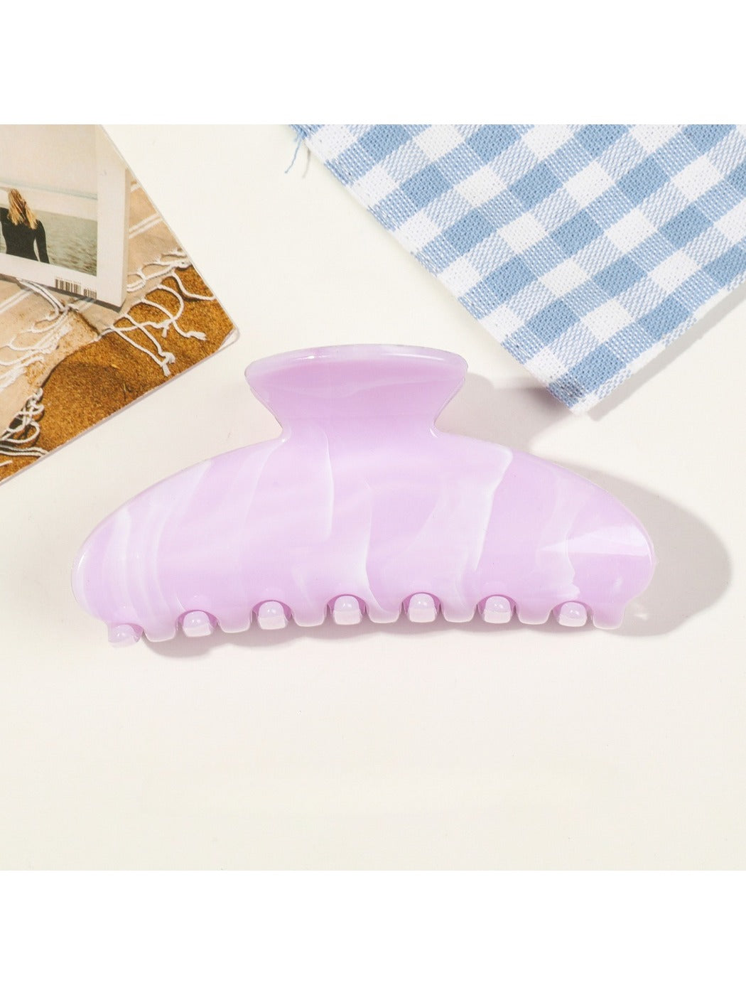 Beau - Marble Pattern Hair Claw Clip