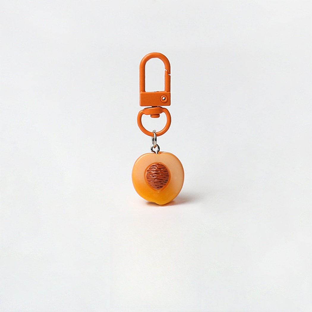 Keypus - Cute Fruit Motif Plastic Metal Keychain