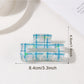 Beau - Elegant Plaid Square Hair Claw Clip