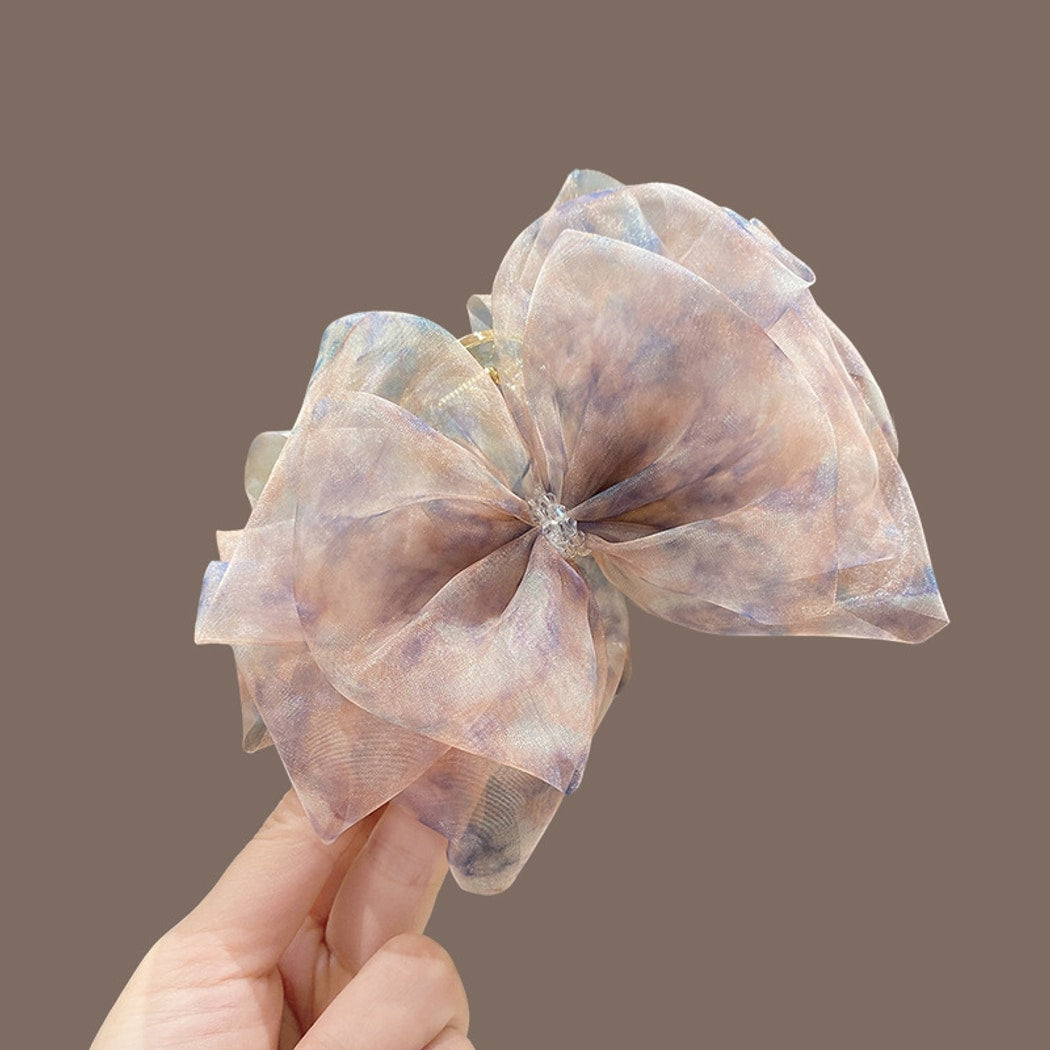 Beau - Soft Style Layered Bow Hair Claw Clip