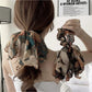 Gifty - Five Petal Flower Ribbon Hair Tie