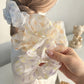 Gifty - Pastel Toned Sheer Polka Dot Scrunchie