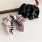 Beau - Pleated Satin Finish Flower Bud Banana Clip