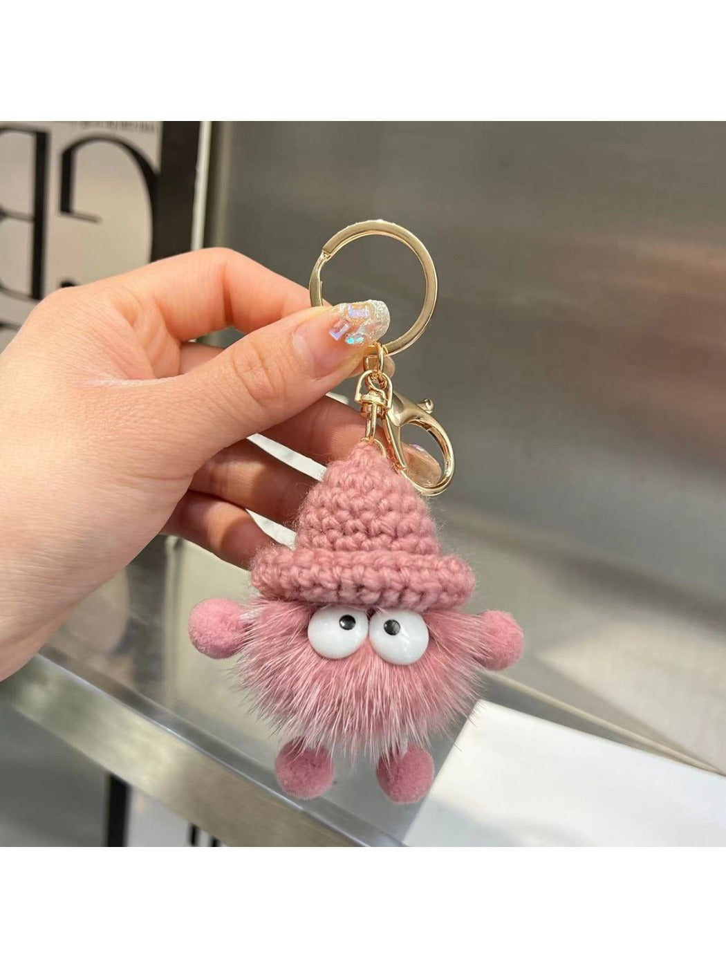 Keypus - Adorable Soot Ball Plush Keychain