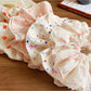 Gifty - Double Layer Floral Scrunchies for Spring