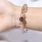 Lovra bracelet worn on wrist highlighting vibrant crystal bead colors and design