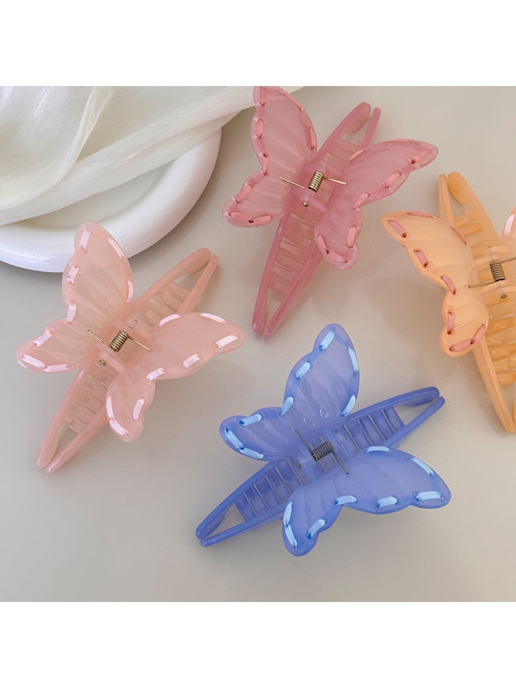 Beau - Sweet Ballet Ribbon Bow Claw Clip