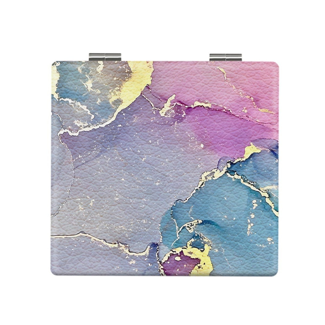Mirroray - Marble Print Folding Touch-Up Makeup Mirror