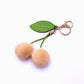 Keypus - Cherry Shaped Bag Charm Keychain